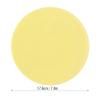 QANYEGN 2PCS Exercise Sliding Disc, Fitness Slider, Abdominal Training Balance Mat Moving Disc for Carpet and Hardwood Floors(Yellow) view 3
