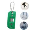 BIUDECO White Sandstone Ice Skate Sharpener Conditioner Dual-Sided Edge Maintenance Tool Portable Handheld Design Key Chain for Easy Carrying and Durability view 4