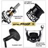 AOHRO GSM3000 Metal Spinning Fishing Reel 5.5:1 7+1BB Freshwater Saltwater Left Right Hand Reel view 2
