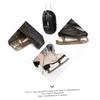 GOOHOCHY White Sandstone Ice Skate Sharpener Hockey Conditioner Portable Grindstone Tool for Skating for Hockey Players Enthusiasts Convenient Keychain Design view 2