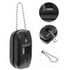 GOOHOCHY White Sandstone Ice Skate Sharpener Hockey Conditioner Portable Grindstone Tool for Skating for Hockey Players Enthusiasts Convenient Keychain Design view 3