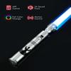 XenoSaber Dueling Light Saber, Xenopixel 3.0 Sensitive Motion Control Smooth Swing Heavy Duty Saber with 16GB SD Card 34 Sound Fonts Infinite Color Change for Adults Cosplay Gifts, Silver view 2