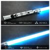 XenoSaber Dueling Light Saber, Xenopixel 3.0 Sensitive Motion Control Smooth Swing Heavy Duty Saber with 16GB SD Card 34 Sound Fonts Infinite Color Change for Adults Cosplay Gifts, Silver view 3