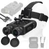 SUZLAZYR Head-Mounted Night Vision Goggles - Night Vision Binoculars for Adults, Hands Free Night Vision Scope, 8X Digital Zoom, 1640FT Viewing Range Military Tactical Gear view 1