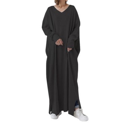 Cotton Linen Maxi Dress for Women Plus Size Boho Sleeveless Long Dresses Flowy Loose Fit Sundress with Pockets