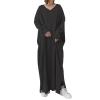 Cotton Linen Maxi Dress for Women Plus Size Boho Sleeveless Long Dresses Flowy Loose Fit Sundress with Pockets view 1