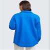 CRZ YOGA Womens Fleece Shacket Jackets Fall Warm Casual Long Sleeve Button Down Shirts with Pocket Sparkle Blue X-Large view 2