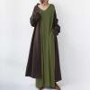 Cotton Linen Maxi Dress for Women Plus Size Boho Sleeveless Long Dresses Flowy Loose Fit Sundress with Pockets view 3