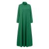 Cotton Linen Maxi Dress for Women Plus Size Boho Sleeveless Long Dresses Flowy Loose Fit Sundress with Pockets view 3