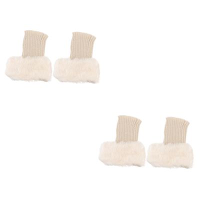Amosfun 2pairs Warm Leg Warmers for Women Stylish Boot Covers for Comfortable and Skin-friendly for Keeping Legs Warm Cold Weather