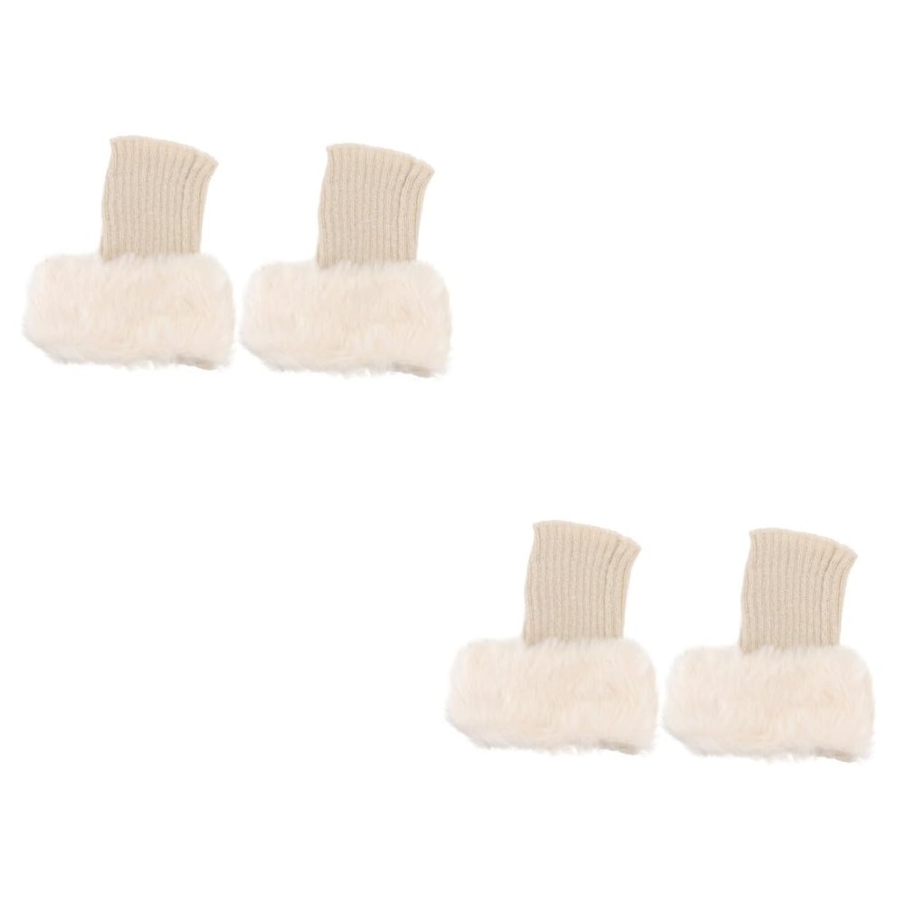 Amosfun 2pairs Warm Leg Warmers for Women Stylish Boot Covers for Comfortable and Skin-friendly for Keeping Legs Warm Cold Weather
