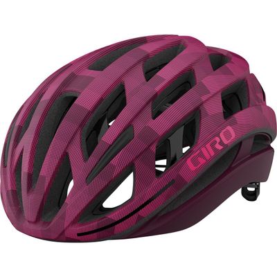 Giro Helios Spherical Adult Road Cycling Helmet - Matte Dark Cherry Towers, Small (51-55 cm)