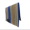 EQUINE OVERSEAS Western Saddle pad Saddle Blanket 100% New-Zealand Wool Show Pad (34"X40") Navy view 2