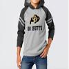 Wes and Willy Youth Boys College Long Sleeve Hooded T-Shirt Striped Jersey (Colorado Buffaloes, X-Large) view 3