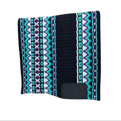 EQUINE OVERSEAS Western Saddle pad Saddle Blanket 100% New-Zealand Wool Show Pad (34"X40") Vivid Colour