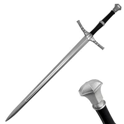 41'' Medieval Foam Sword  Full-Size LARP Weapon for Cosplay, Costume & Halloween with Realistic Steel Look