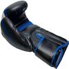 Invincible Fight Gear Standard Toughtek Hook and Loop Training Boxing Gloves in Black/Blue - Ideal for Boxing, Kickboxing, Muay Thai, MMA for Men Women and Kids 12oz view 4