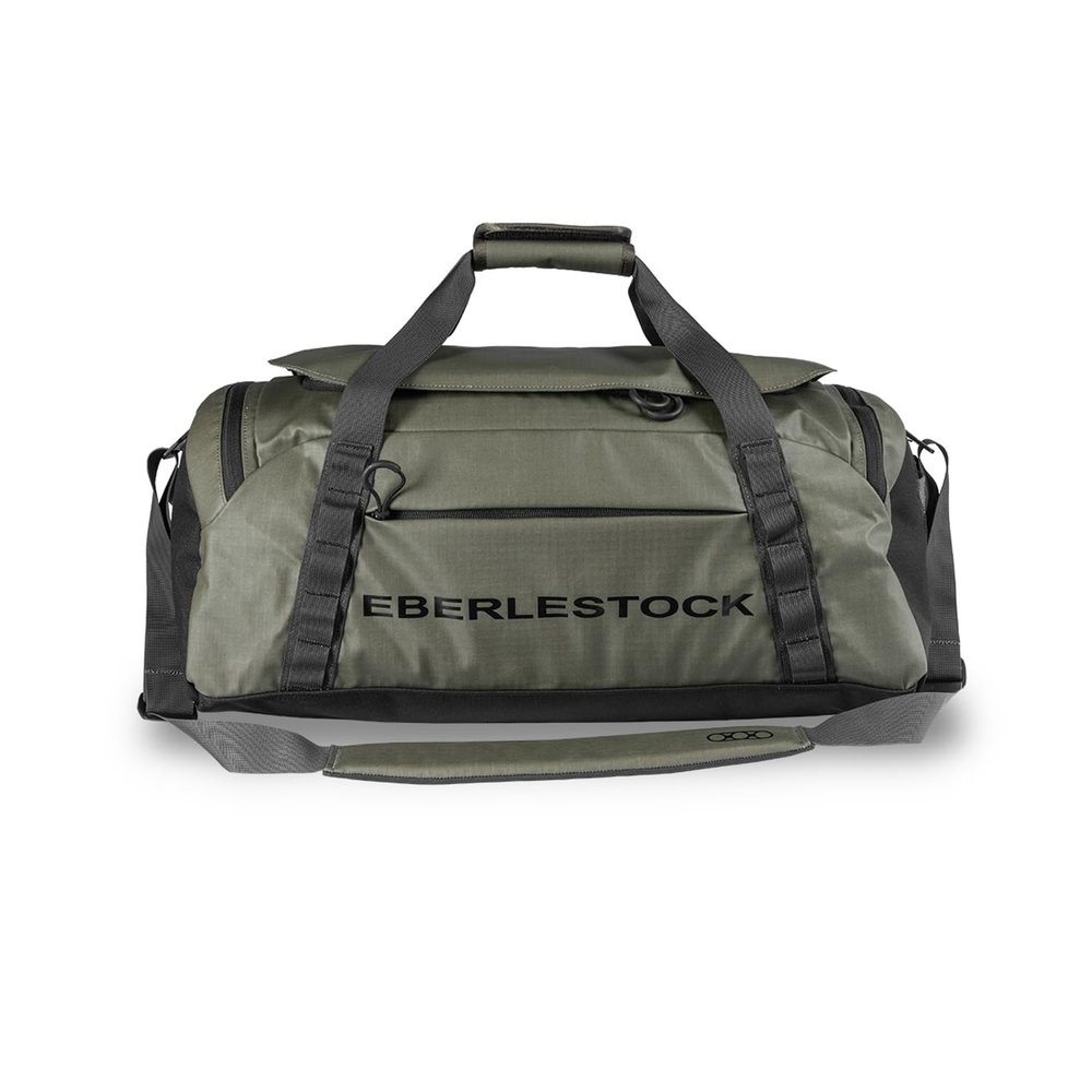 Eberlestock Hyllus Duffel Bag for Men - Durable, Water-Resistant, Small Men's Duffle Bag with Zipper Pockets, Ideal for Travel & Gym, Tactical Gear Bag, Hunting, Fishing, Camping - Military Green, 45L