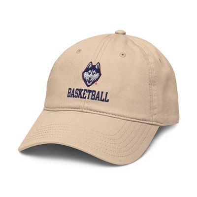 Connecticut Huskies Basketball Stone Officially Licensed Adjustable Baseball Hat