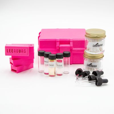 Leerburg NACSW - Dog Scent Work Training Kit NACSW Multi Odor Scent Kit (Pink) - Anise, Birch, Clove