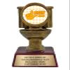 Toilet Bowl Trophy with Engraved Plate | Personalized Funny Award for Adults | Choose Your Logo | 6 Inches Tall | Gag Gift | Fun Customized Office Gift | Customize Now!  Loser Trophy view 1