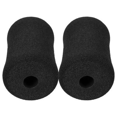 Anneome 2pcs Foam Gym Replacement Parts Comfortable Pads Covers for Leg Extension Machines Essential Ab Training Accessory for Weightlifting Benches Exercise Equipment
