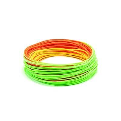 SA Amplitude Smooth Infinity Fly Line 4 wt Opt Grn/Orange/Cream