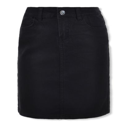Cookie's Girls' Denim Midi Skirt - Black, 4