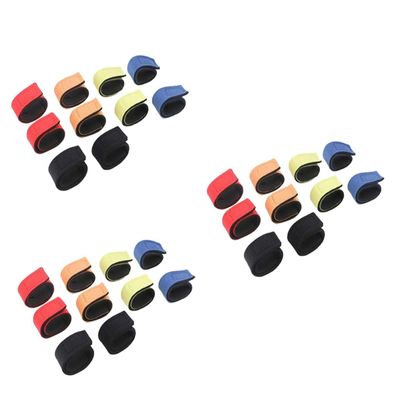 BESPORTBLE 3sets Fishing Rod Tie Straps Rod Covers Wrapping Bands Set Strong Hook and Loop 8pcs*3