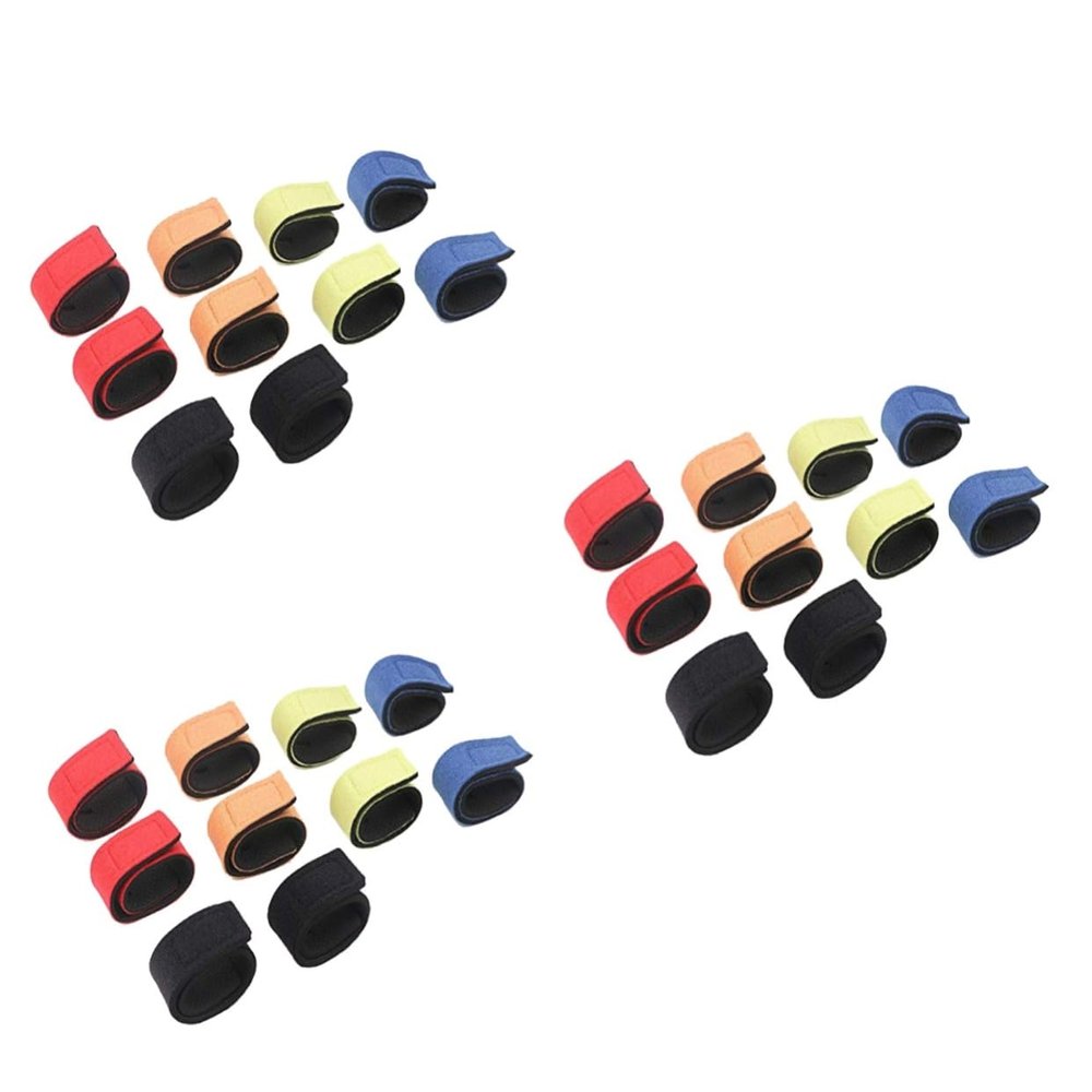 BESPORTBLE 3sets Fishing Rod Tie Straps Rod Covers Wrapping Bands Set Strong Hook and Loop 8pcs*3