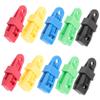 Didiseaon 20pcs Heavy Duty Tent Clips Windproof Clamps for Awnings Tarps Tent Fasteners for Camping Unique Tooth Design for Secure Fixing view 4