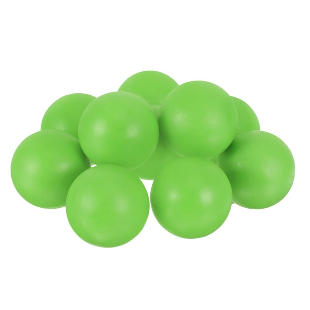 BESPORTBLE 12pcs Table Soccer Balls Smooth Floating Footballs for Table Games Replacement for Foosball Accessories Light Green Soccer Balls
