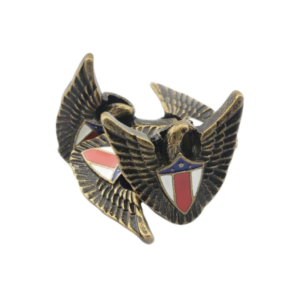 EAGLE Biker Whip Ornament - Metal 4PC Pack | Iconic American Eagle Design | Versatile Beads for Whips & Cords