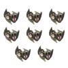 EAGLE Biker Whip Ornament - Metal 4PC Pack | Iconic American Eagle Design | Versatile Beads for Whips & Cords view 2