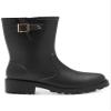 Style & Co. Womens Millyy Rubber Adjustable Rain Boots Black 10 Medium (B,M) view 2
