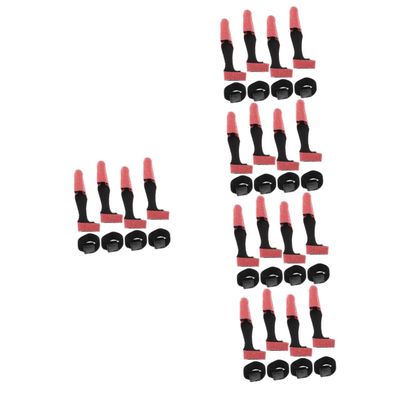 Kisangel 20sets Fishing Pole Covers Saltwater Rod Tip Cap Skid-Resistant Elastic Fishing Rod Sleeve
