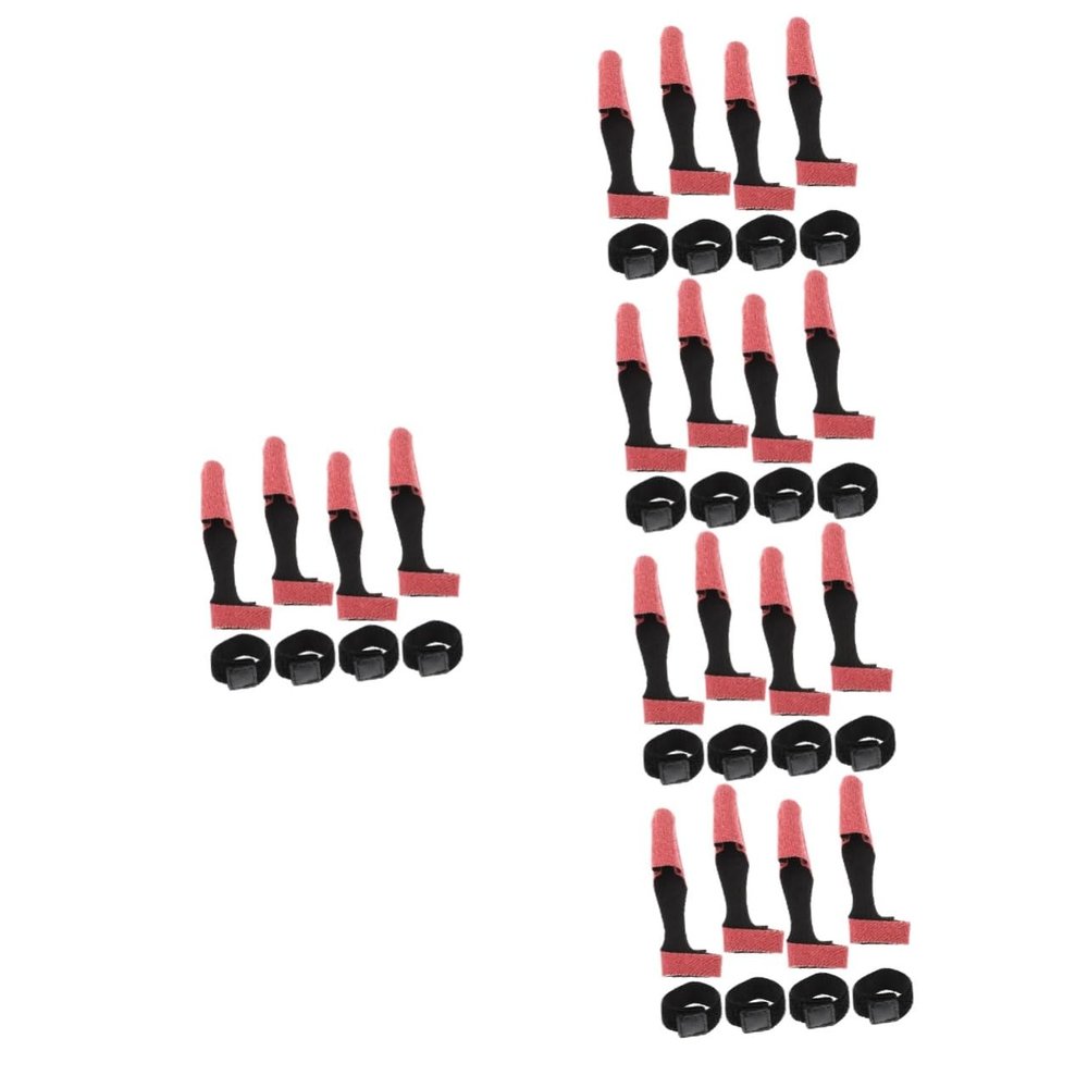 Kisangel 20sets Fishing Pole Covers Saltwater Rod Tip Cap Skid-Resistant Elastic Fishing Rod Sleeve