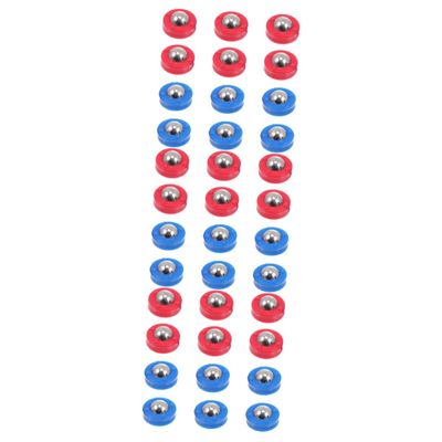 Sosoport 36pcs Sliding Beads Foosball Table Parts Table Football Rolling Beads for Hand-Eye Coordination Toy