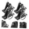 INOOMP 12pcs Deck Hinges with Flat Mount for Boating Bracket with Pin Easy Installation for Kayak and Tops Boat Accessory view 2