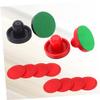 Sosoport 16pcs Air Hockey Pucks and Paddles Replacement Set Handles Red Dark Blue and Pucks for Game Tables and Competitive Matches view 3