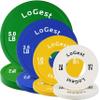 Logest Pair Olympic Plates - Barbell Weights Set of 2 Weight Plates for Olympic Bars Perfect for Strength Training Plates Exercise Balance Increase Available in 0.50LB 1.25LB 2.5LB 5LB 7.5LB 10LB Weight Plate (0.5-1.25-2.5-5 LB (8 Piece Set)) view 1