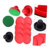 Sosoport 1set Air Hockey Pucks and Cloths Replacement Accessories for Air Hockey Tables and Game Rooms view 3