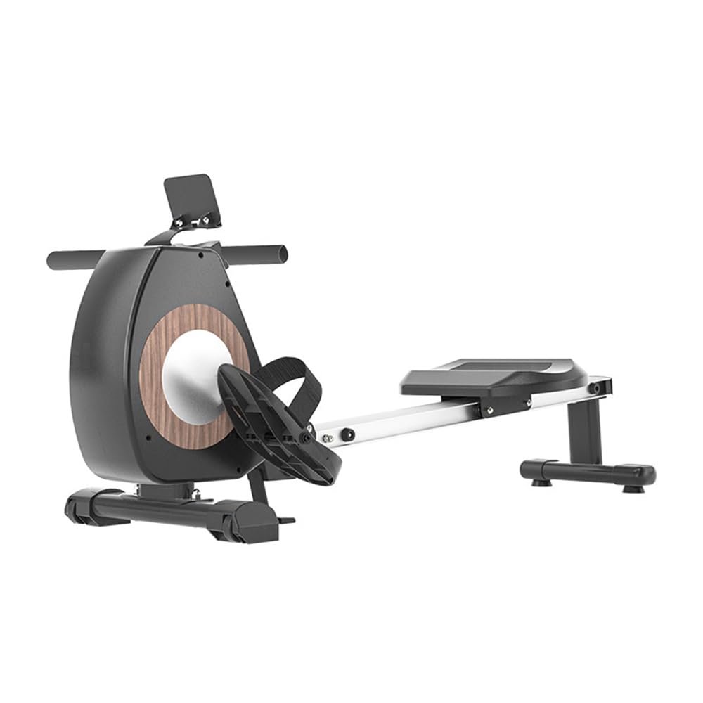 ASSYA Rowing Machine, Magnetic Resistance Rowing Machine, Multi-Speed Adjustment, Silent Flywheel, Foldable Storage, with Mobile Phone Holder