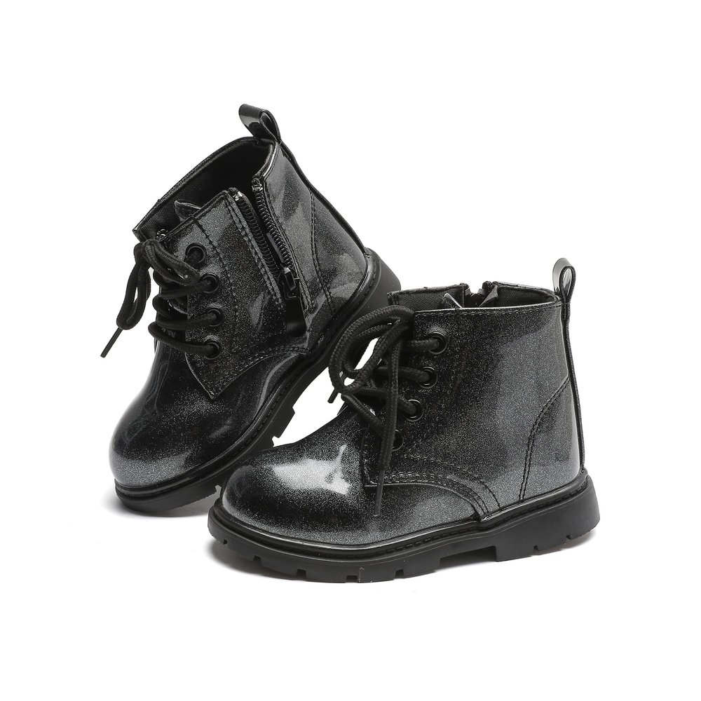 Mybozz Kids Boots Girls Boys Shoes Side Zipper Cute Ankle Boot(Toddler/Little Kid)