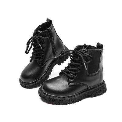 Mybozz Kids Boots Girls Boys Shoes Side Zipper Cute Ankle Boot(Toddler/Little Kid)