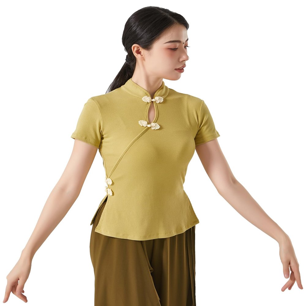 Angcoco Women's Elegant Chinese Traditional Cheongsam Tops