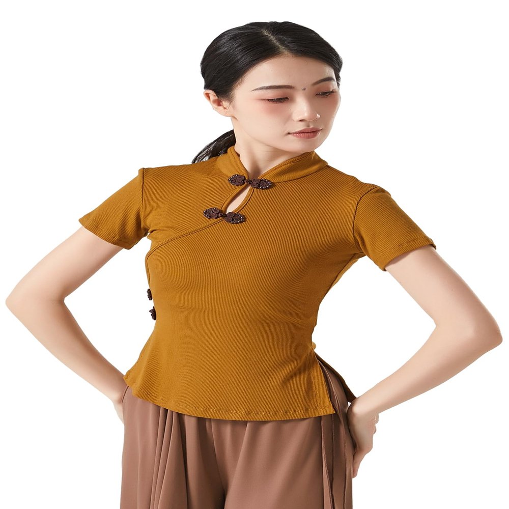 Angcoco Women's Elegant Chinese Traditional Cheongsam Tops