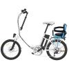 TBVECHI Kids Bike Child Seat Rear Mount Baby Bike Seat for Adult Bike, Kids Rear Bike Seat Safety Carrier, Universal Toddler Bike Seat for Mountain Bike Electric Bikes Bicycles, Blue view 3