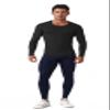 Men's Compression Long Sleeve Shirts, Cool Dry Sports Workout Shirts Underwear Athletic Baselayer Running Tops 1/2 Pack view 4