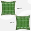 Augenstern Zippered Pillow Protectors Cover Case American-Football-Field Decorative Throw Pillow Cover Square Cushion Case 18"X18" view 3